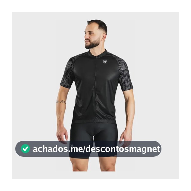 Camisa Ciclismo Masculina Free Force Basic Onix