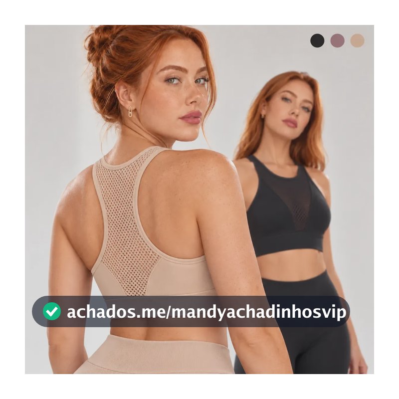 Kit 2 Top Sutiã Academia Nadador Com Bojo Fitness Reforçado Variado P/m