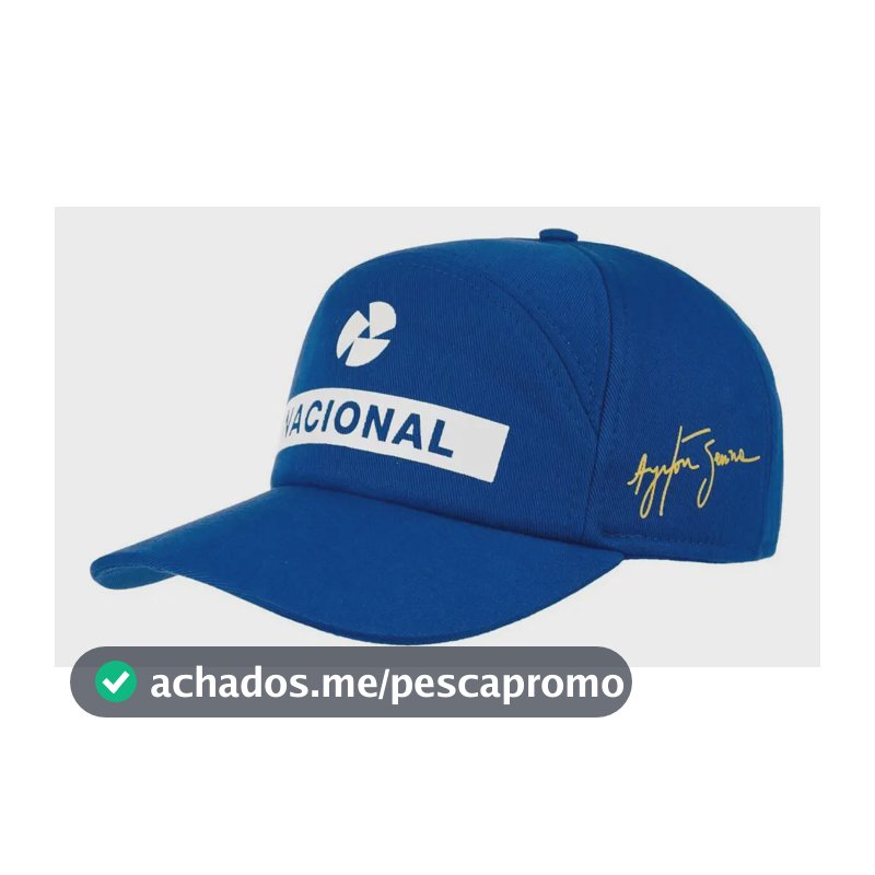 Boné D Ayrton Senna C azul royal, cor verde escuro, tamanho fixo