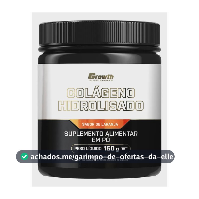 Colágeno Hidrolisado 150g Growth Supplements Laranja