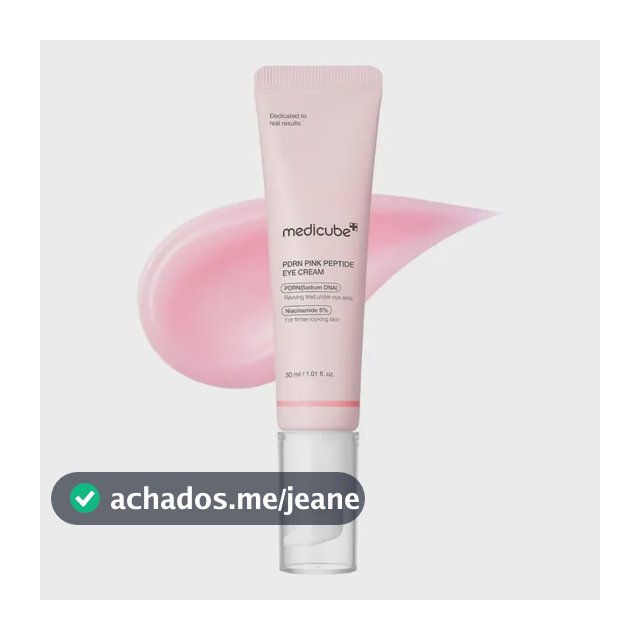 Creme Para Olhos Medicube PDRN Pink Peptide, Antirrugas e Firmeza 30 mL Alivice