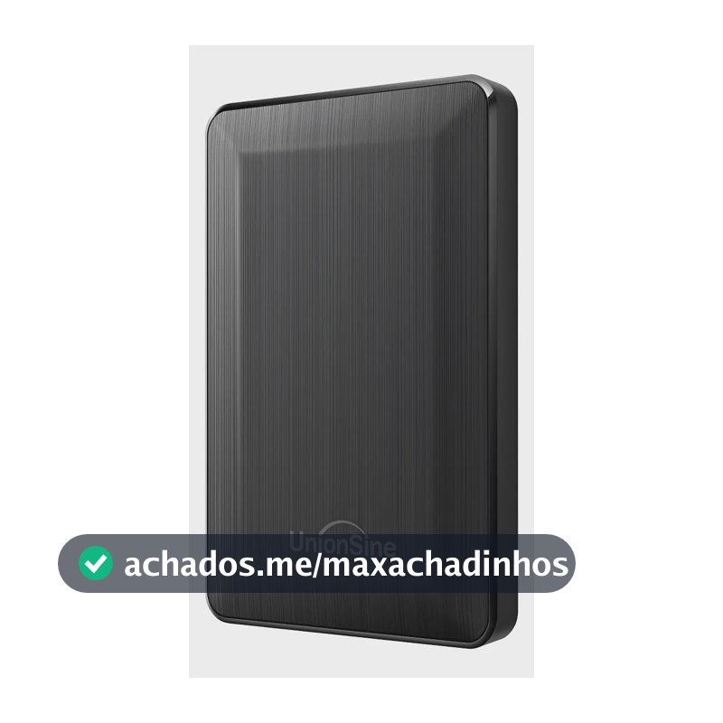 HD Externo Portátil UnionSine 500GB USB 3.0 para PS4 e Xbox