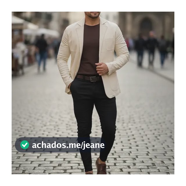 Blazer Masc Premium Slim Fit Bengaline Corte Italiano Social