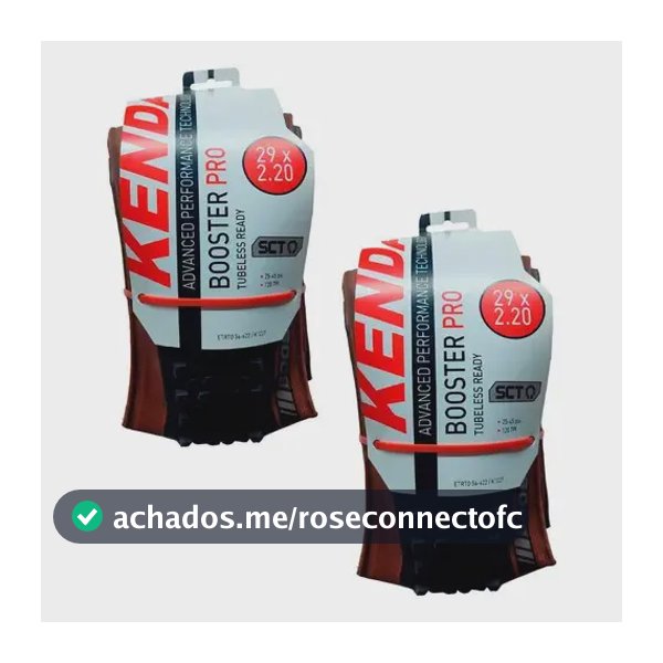 Par Pneu 29 X 2.20 Kenda Booster Pro Faixa Marrom Aro 29
