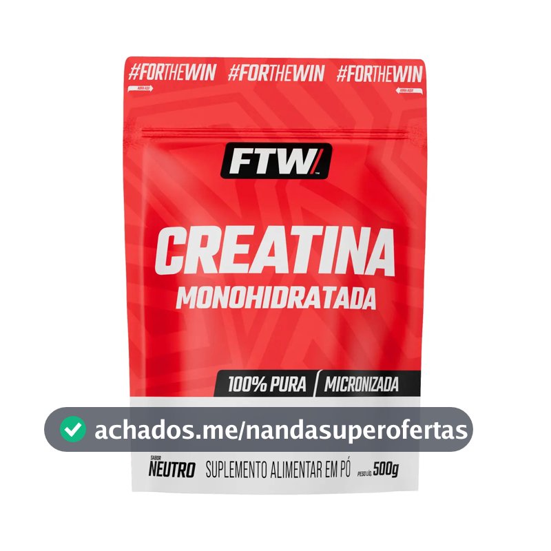 Creatina FTW em pó Sem sabor x 500g