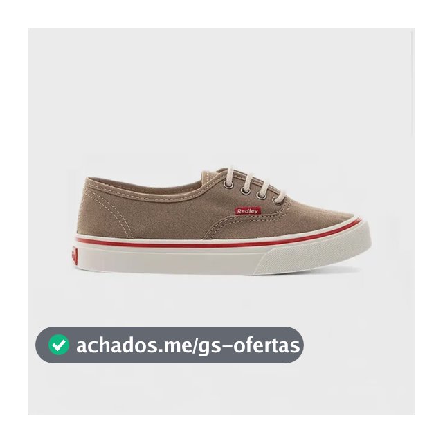 Tênis Masculino Redley Originals Casual Clássico Cano Curto Lona Caqui 36