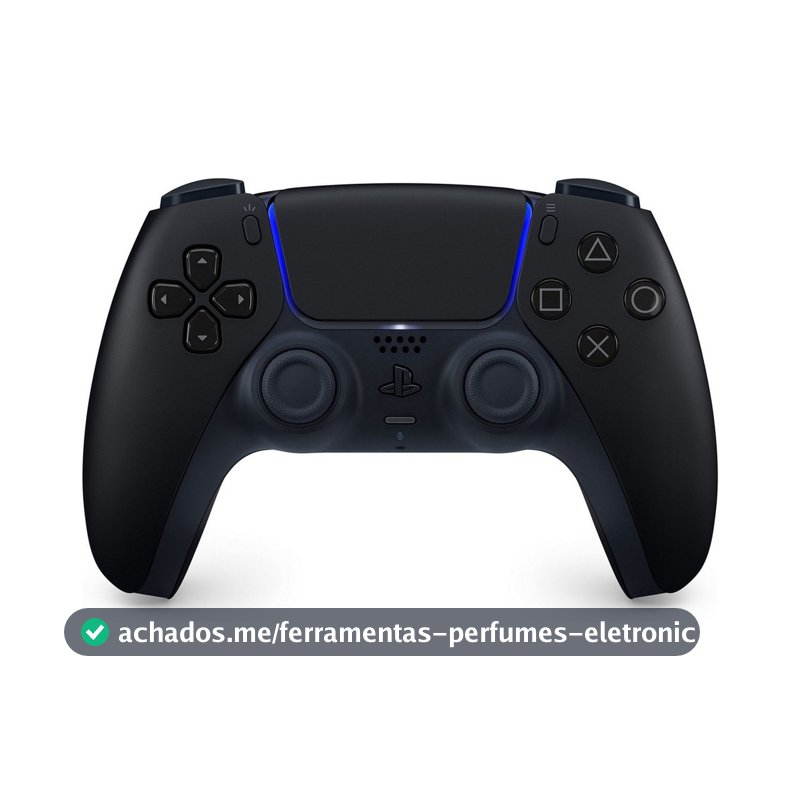 Controle Joystick Sem Fio Sony PlayStation 5 DualSense Midnight Black