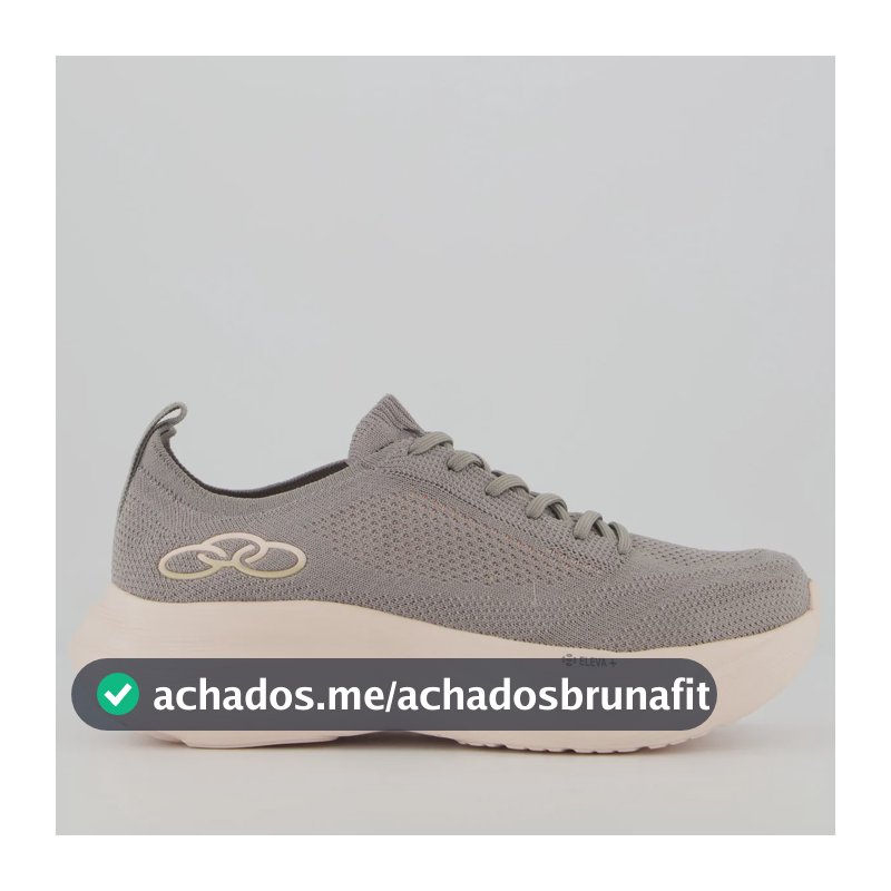 Tênis Olympikus Pluma Feminino Cinza Cinza - 38,0 Br