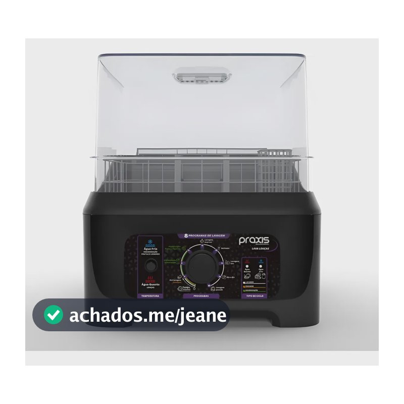 Lava Louças Portátil Praxis Cor Preto 220v Preto Preto 220v