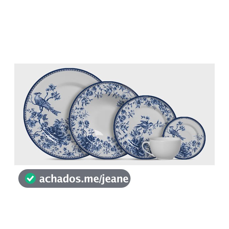 Aparelho De Jantar 20 Peças Chinese Garden Alleanza