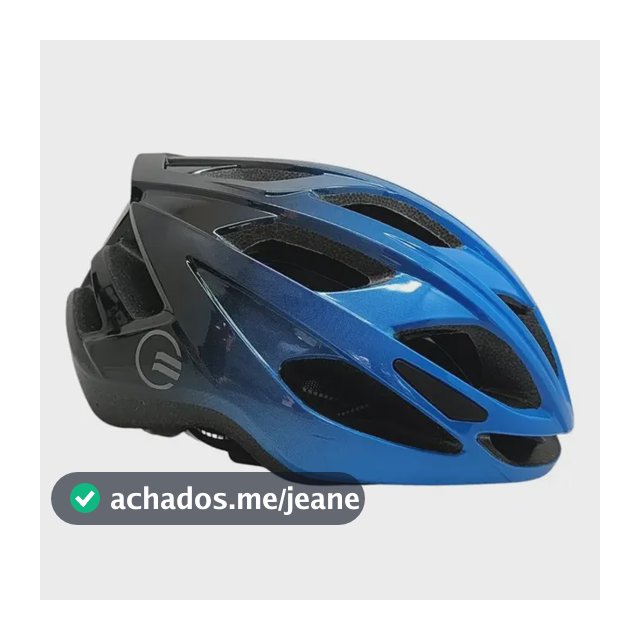Capacete Bike Mtb Inmold Race Elleven Cor Preto/azul Tamanho 57-62