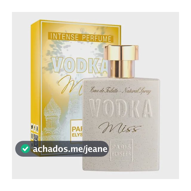 Perfume Vodka Miss Paris Elysees Feminino Intense 100ml