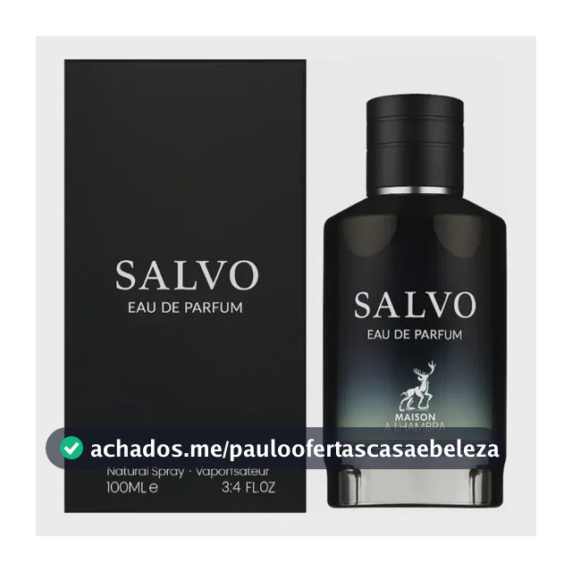 Perfume Masculino Arabe Salvo Eau de Parfum Alhmabra 100ml C/