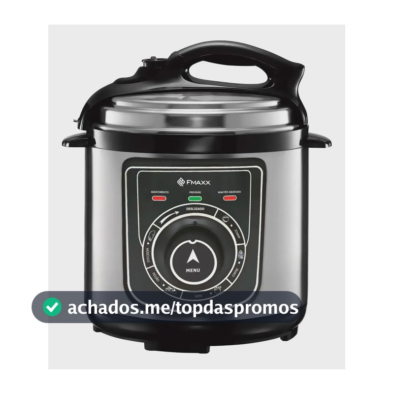 Panela De Pressão Elétrica Fmaxx Chef 4 Litros 800w Prateado 60hz