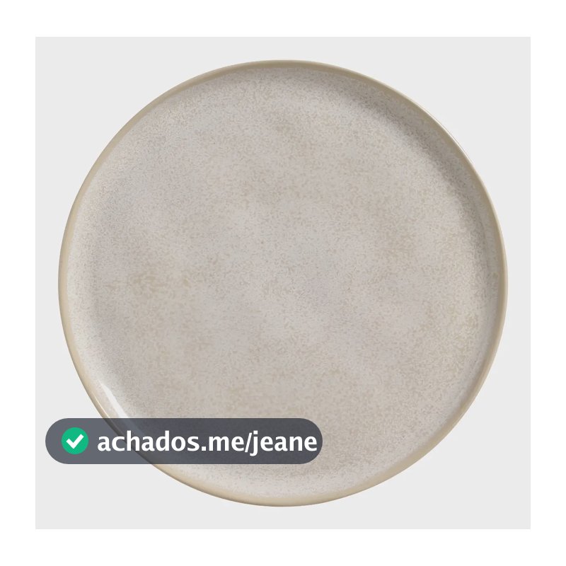 JOGO C/ 6 PRATOS RASO BIO LATTE Ø27,5CM PORTO BRASIL
