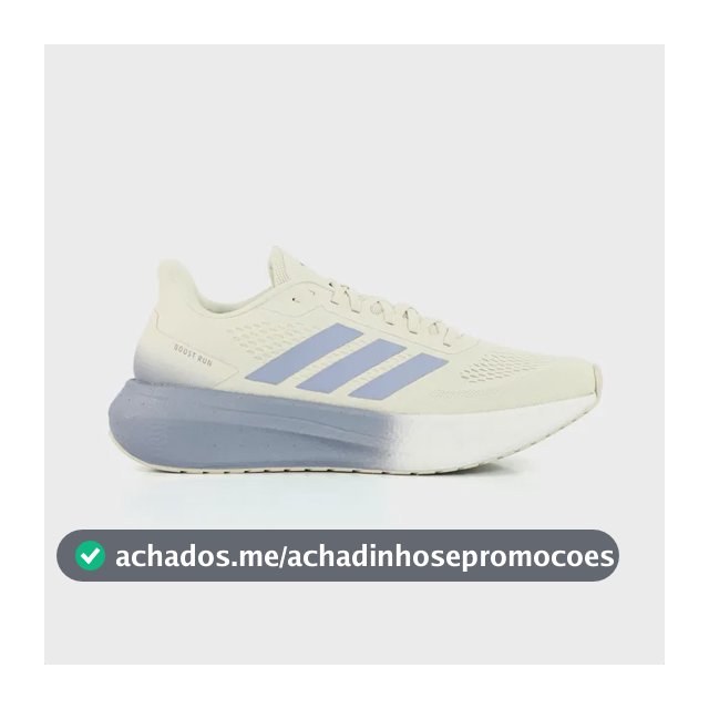 Tênis adidas Boost Run Corrida Para Meia Maratona 21 Km Bege 40 Br
