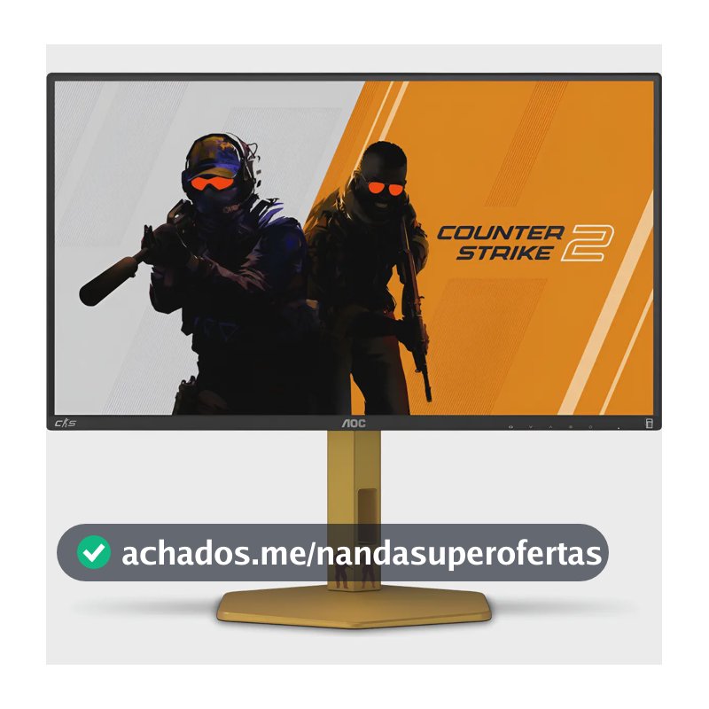 Monitor Gamer Aoc Agon Cs2 25'' 310hz Base Ajustável Cs25g Preto/dourado 127/220v