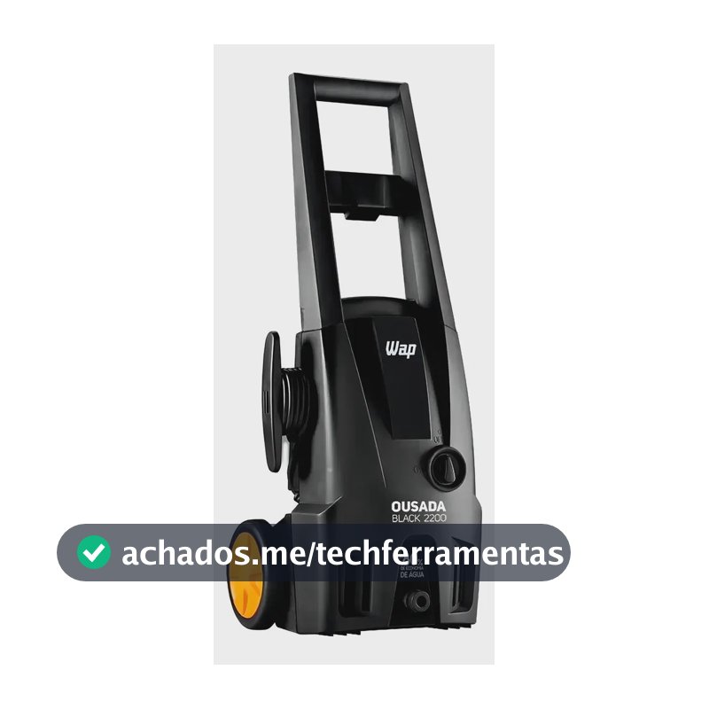 Lavadora De Alta Pressão Wap Ousada Black 2200 Potência de 1500w 1750psi