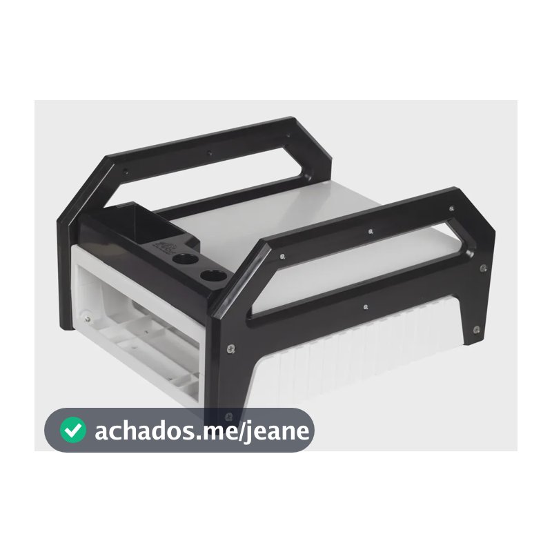 Rack Móvel Automotivo Evox 3d Abs 1 Din Prova D'água Som Preto E Branco