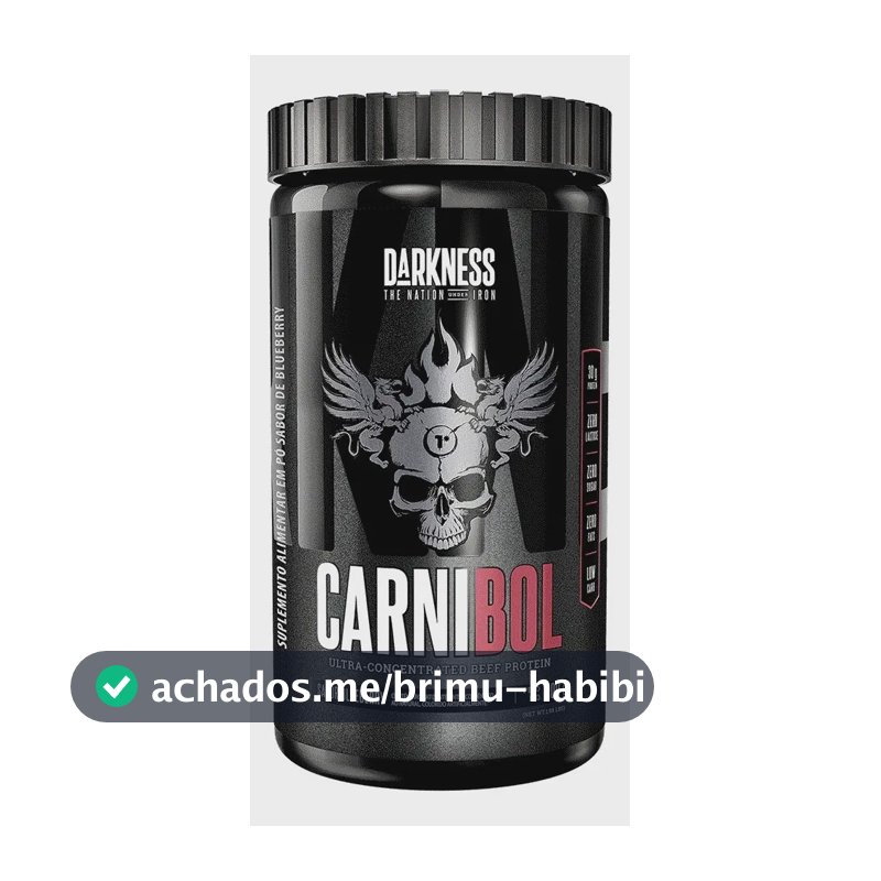Whey Proteína De Carne Carnibol Blueberry 900g Darkness Blueberry