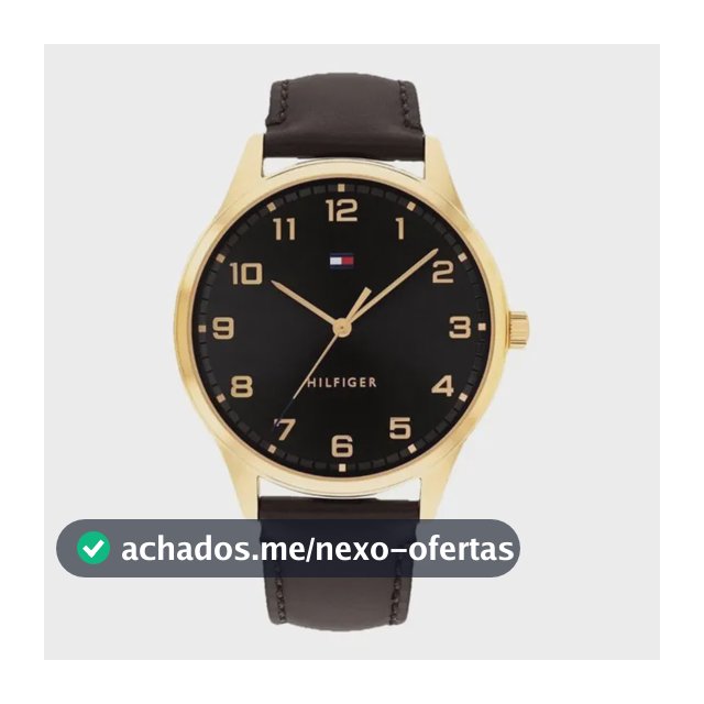 Relógio Tommy Hilfiger Th Essentials Masculino Em Couro Pret Preto