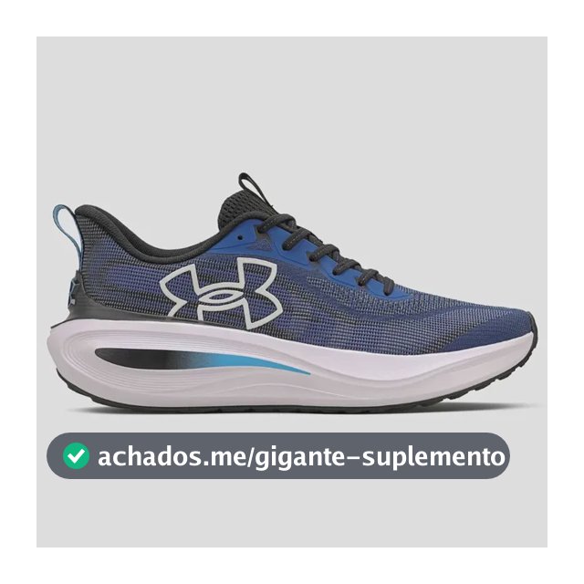 Tênis Masculino Charged Skyline 5 Under Armour Azul Liso 41 Br