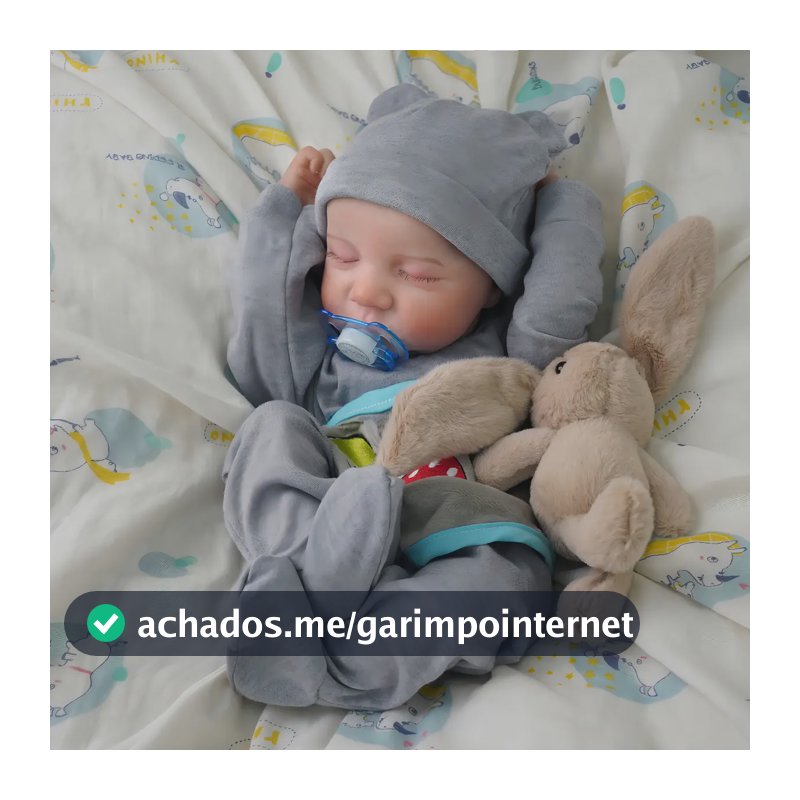 Boneca Bebê Reborn Menino Levi 48cm Corpo De Silicone