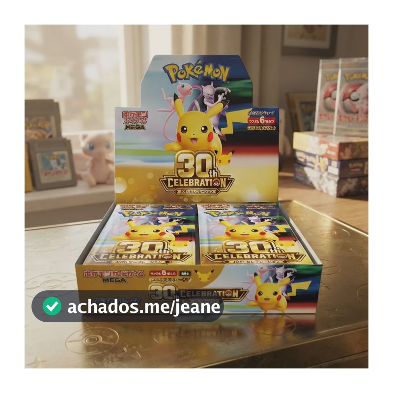 Celebrações 30 Anos Booster Box Japonesa Original Lacrado Japonês