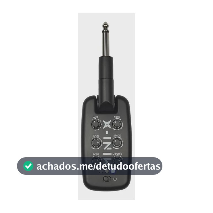 M-Vave Combo Amplificador Valvular para Baixo Mini-X Preto 5W