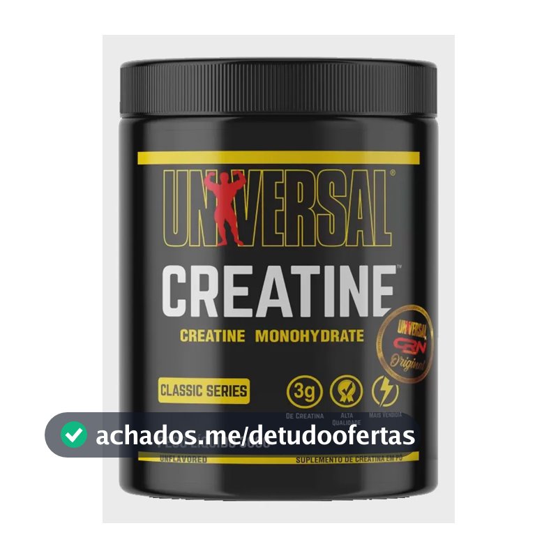 Creatina Pura Monohidratada 300g Classic Series - Universal Sabor Neutro