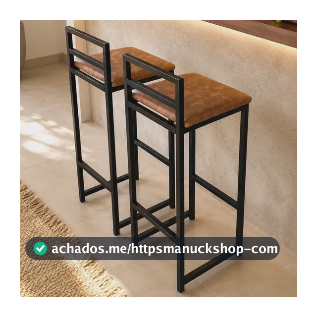 Kit 2 Banquetas Altas Banco Balcão Bistrô Cozinha