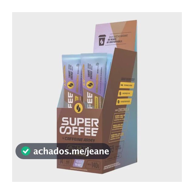 Super Coffee Caffeine Army To Go Sachês Coq10 Cafeína Cromo