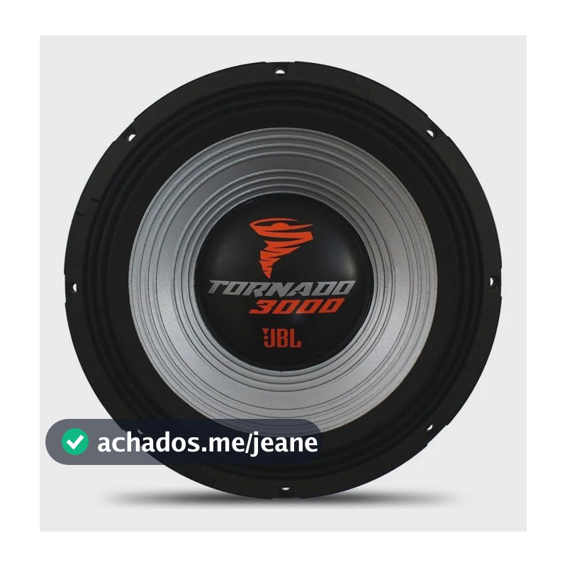 Subwoofer Jbl Selenium Tornado 3000 15 Pol 1500w 15wts3000 Cor Preto