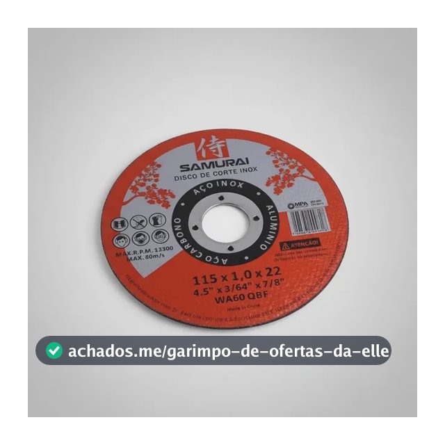 Kit 50 Discos Corte Extra Fino 4.1/2 Alta Durabilidade Mais Precisão e Rendimento