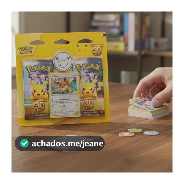 Blister Duplo Coleção 30 anos Pókemon Copag - Português
