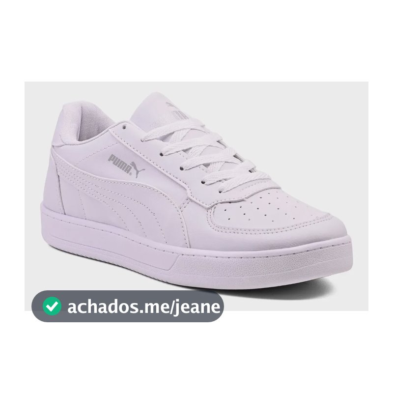 Tênis Puma Academia Corrida Caminhada Macio Pronta Entrega Puma Branco 36 Br