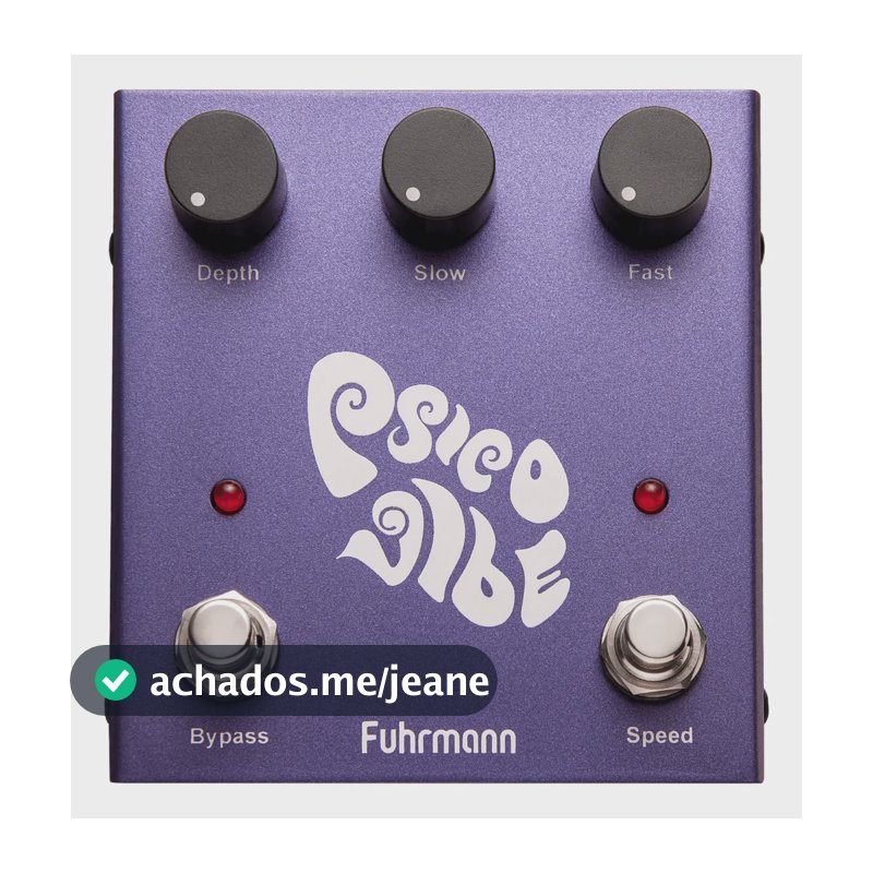Pedal Guitarra Pv01 Psico Vibe Univibe Chorus Vibrato Leslie Púrpura
