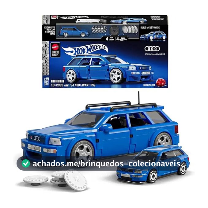 Veículo Mattel Brick Shop Speed Audi Avant RS2 1994