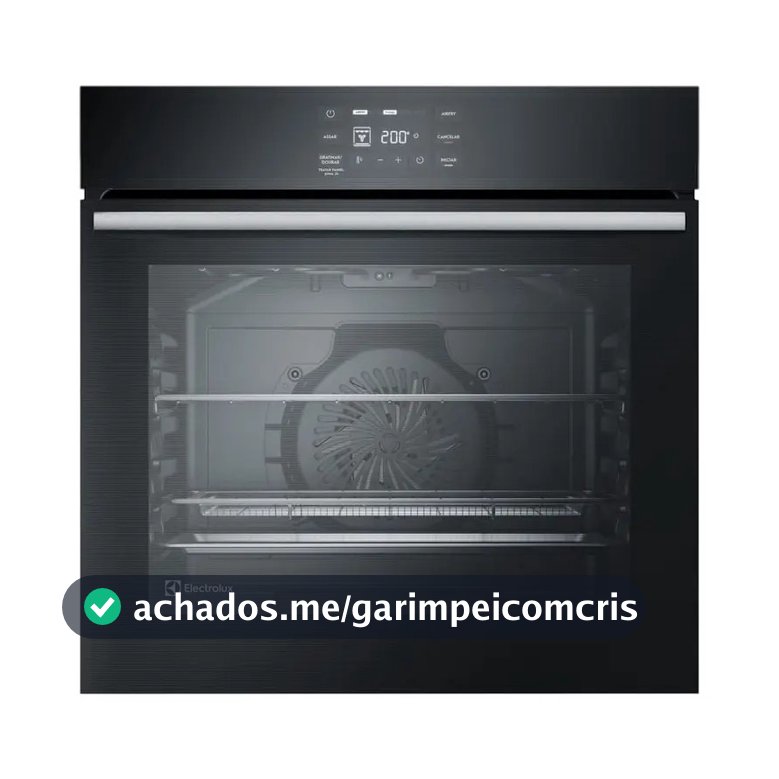 Forno de Embutir Elétrico Electrolux 80L Experience Air fryer, PerfectCook360 e Painel Touch (OE8EA)
