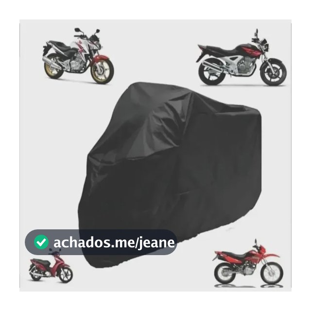 Capa/ Cobrir Moto Proteção100% Impermeável Honda Nx400 Preto