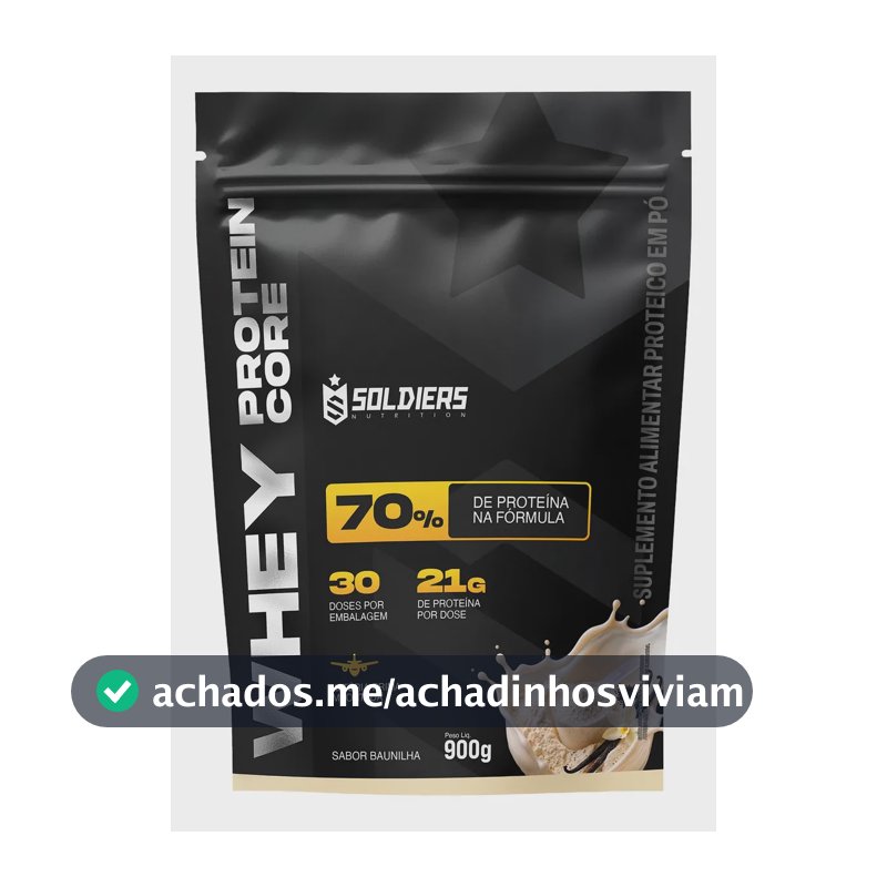 Whey protein Soldiers Nutrition em pó sabor Baunilha x 900g