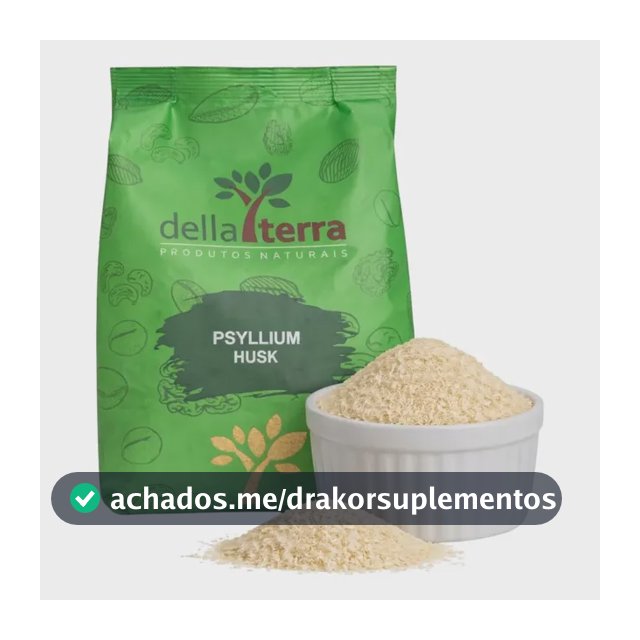 Psyllium Husk Premium Original Importado 1 Kg Della Terra Original