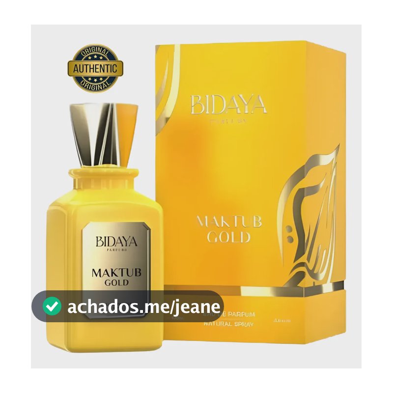Perfume Árabe Maktube Gold Bidaya Eau Parfum 100ml Original