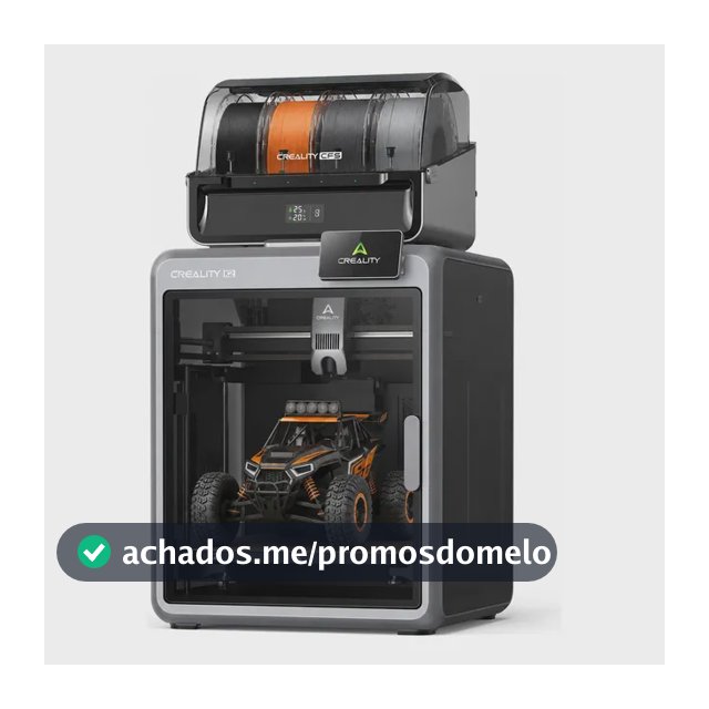 Creality K2 Combo Impressora 3d Cfs Multicolor 260x260x260mm 127/220v Preto