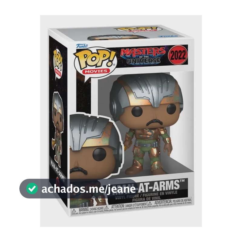 Boneco Funko Pop! Mestres do Universo Live Action - Mentor