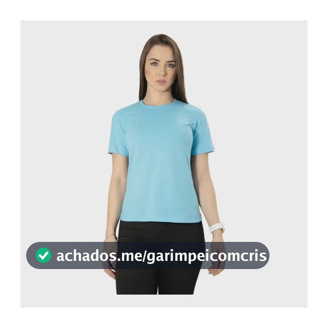 Camiseta Feminina Básica 100% Algodão Caimento Perfeito