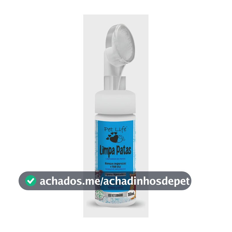 Limpa Patas Pet Life Para Cães E Gatos 150ml
