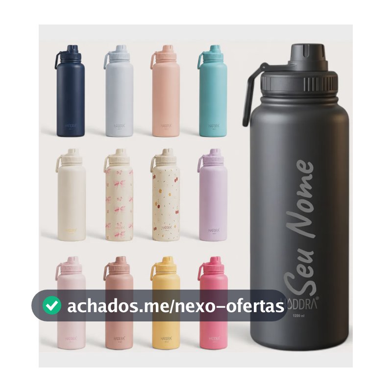 Garrafa Térmica Hiddra 1200ml Personalizada Com Nome