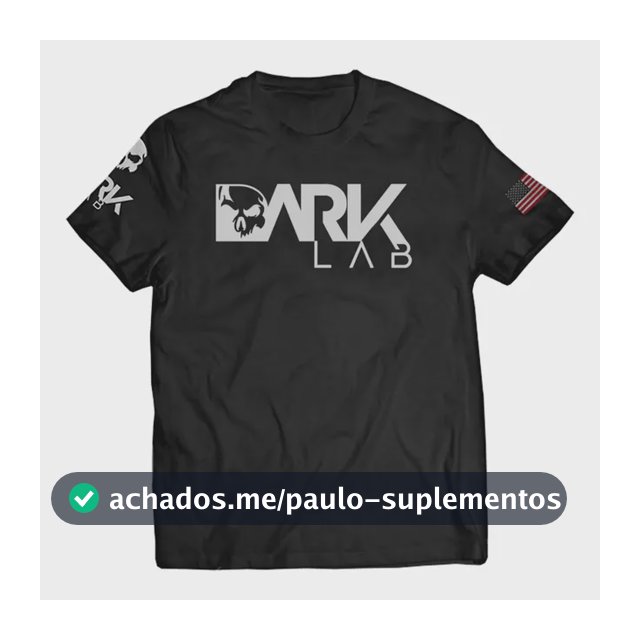 Camiseta Dry-fit  Preta Caveira Unisex Dark Lab