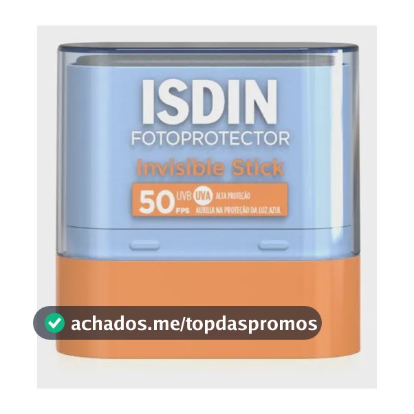 ISDIN Protetor Solar Facial em bastão Invisible Stick FPS 50 - 10g